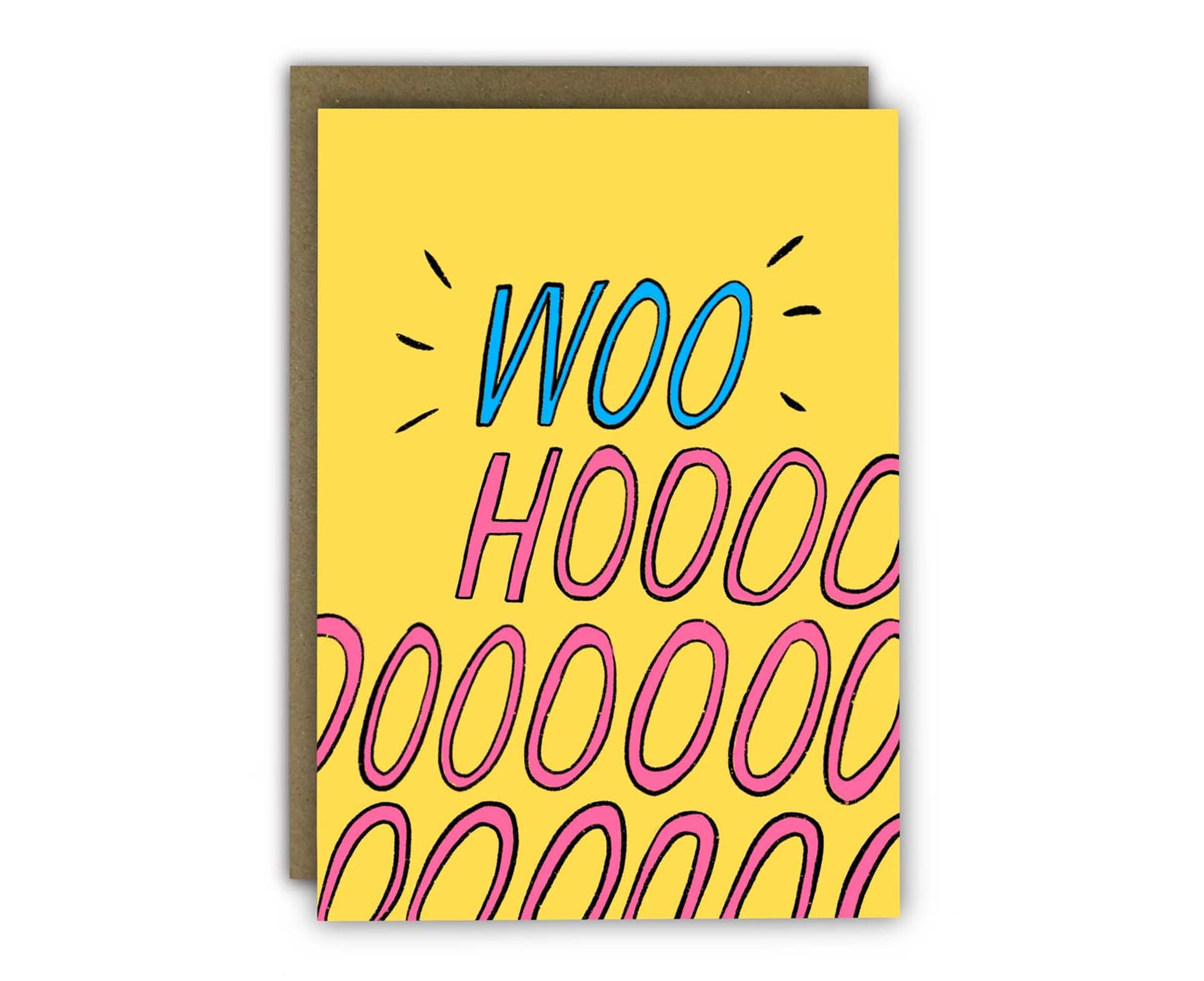 Woohoo Handwritten Congratulations Card