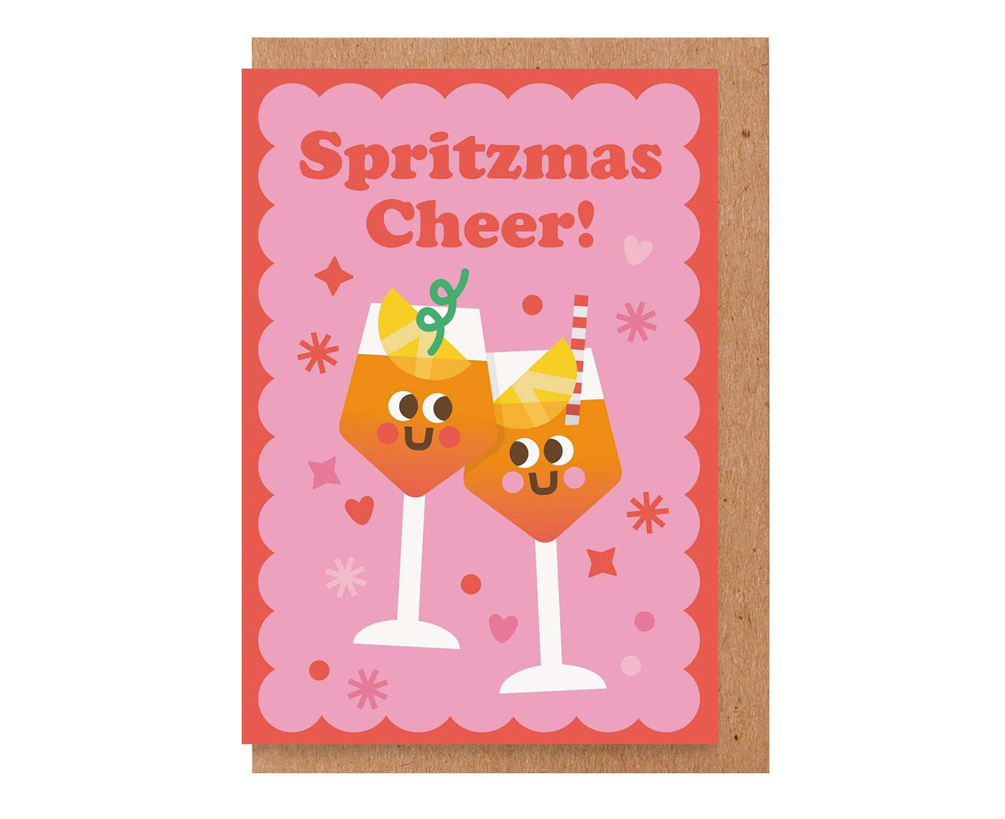 Spritzmas Cheer Aperol Spritz Christmas Card