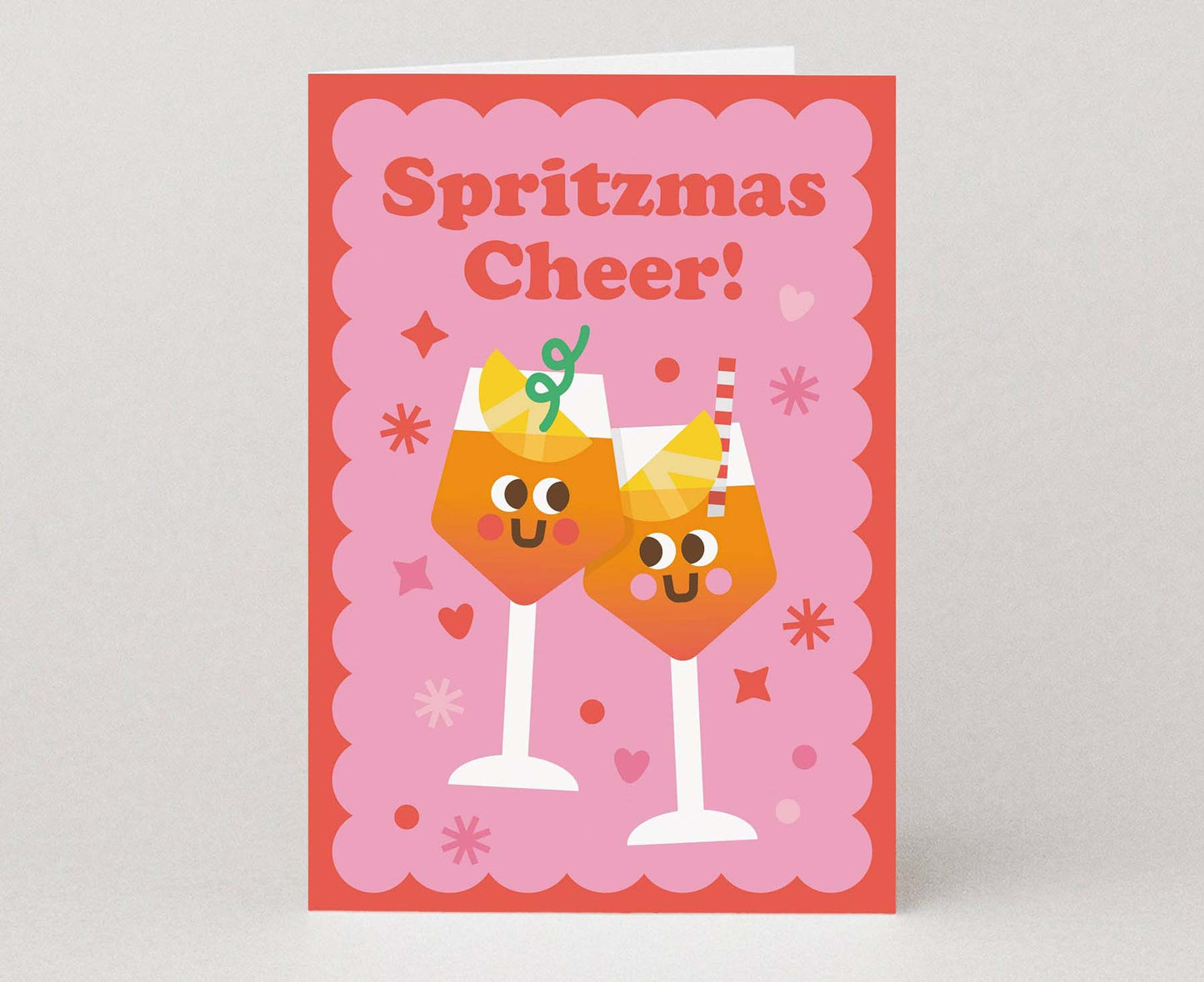 Spritzmas Cheer Aperol Spritz Christmas Card