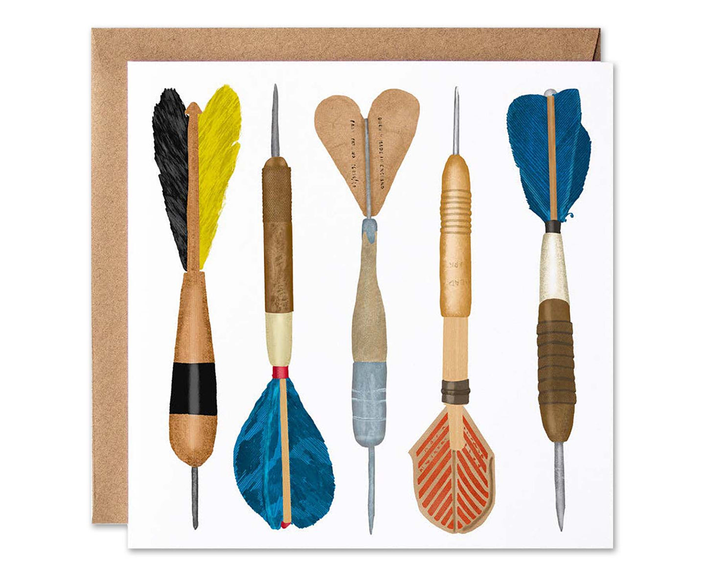 Vintage Darts Illustrated Sports Card