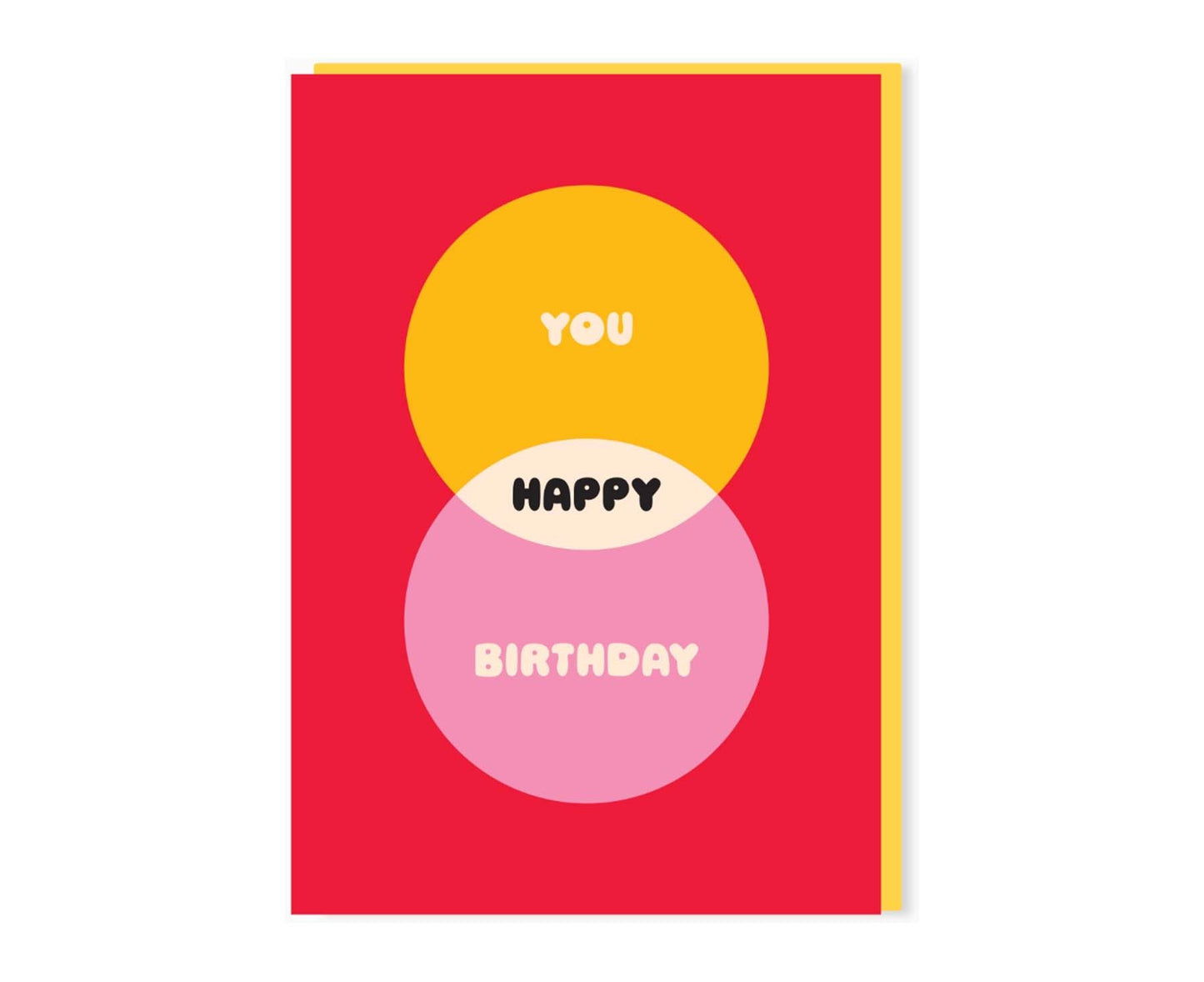 Happy Birthday You Venn Diagram Birthday Card