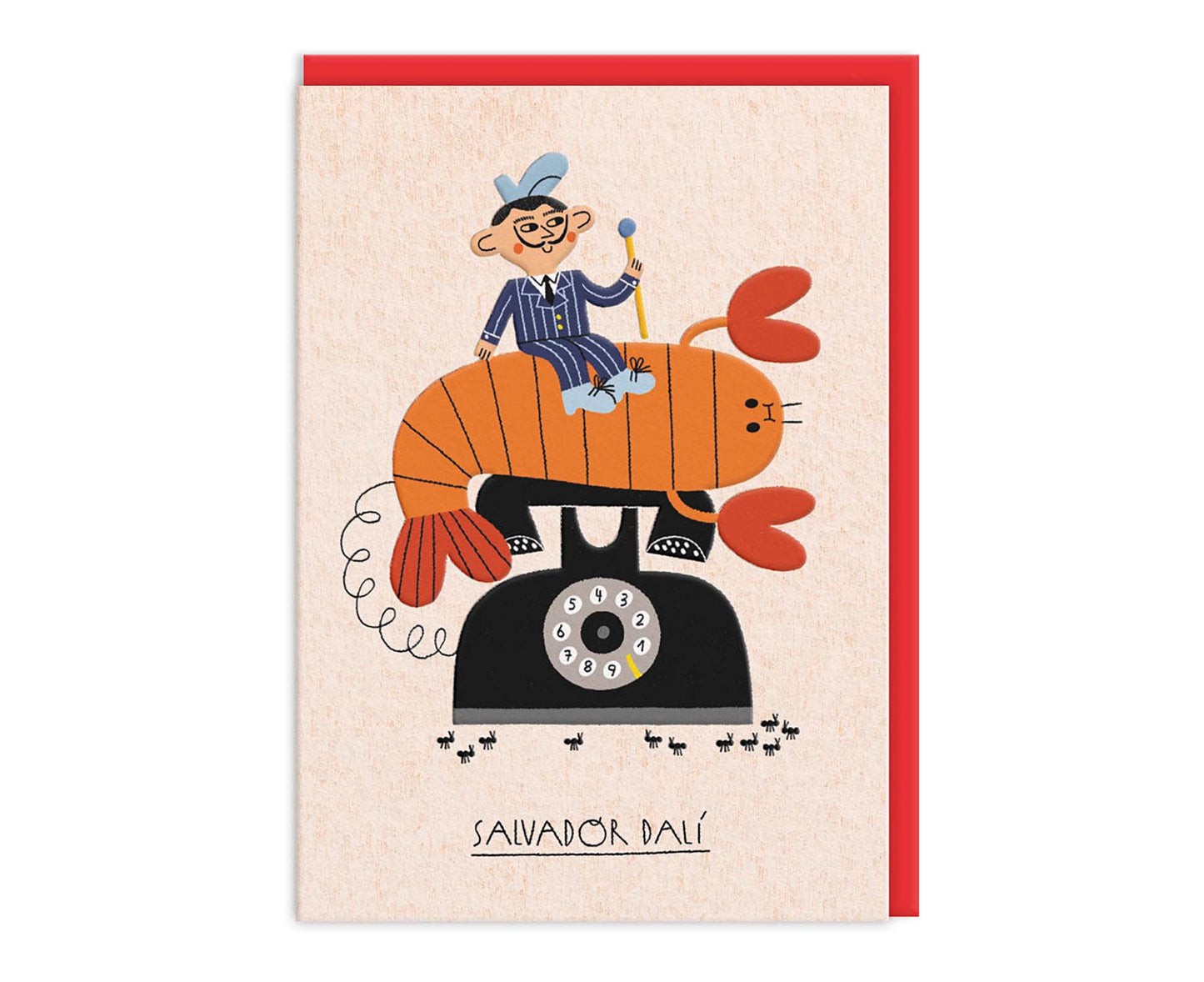 Salvador Dalí Artist Greetings Card