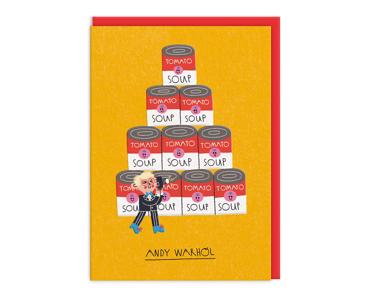 Andy Warhol Artist Greetings Card