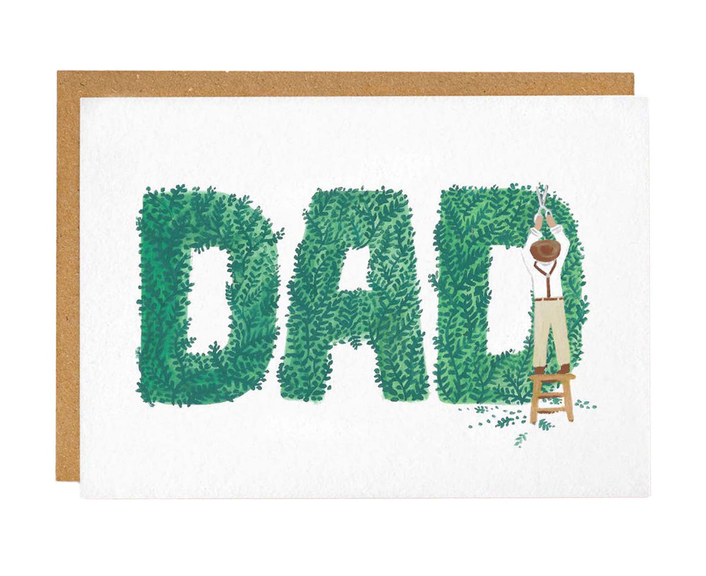 Topiary Dad Father's Day Card