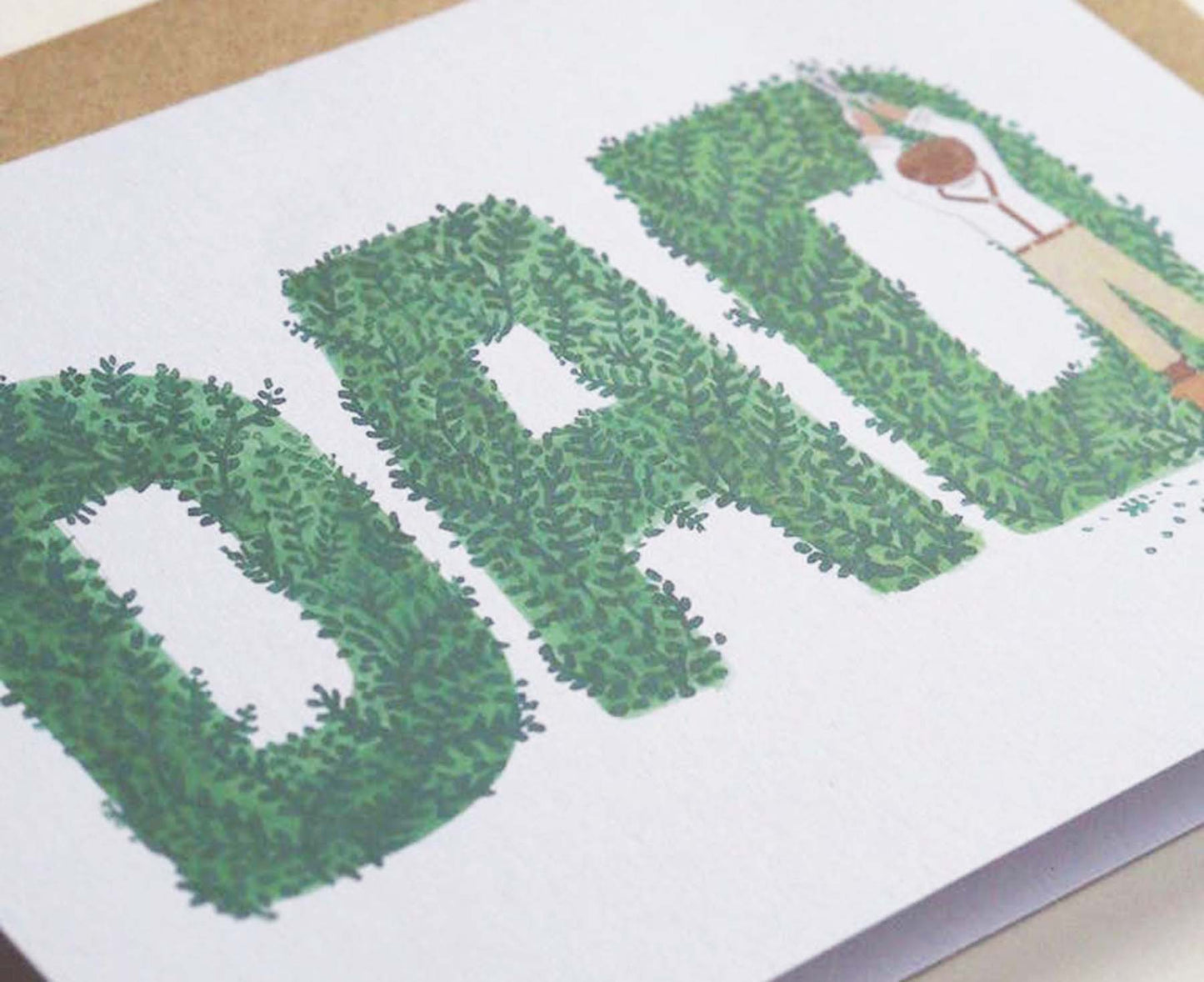 Topiary Dad Father's Day Card