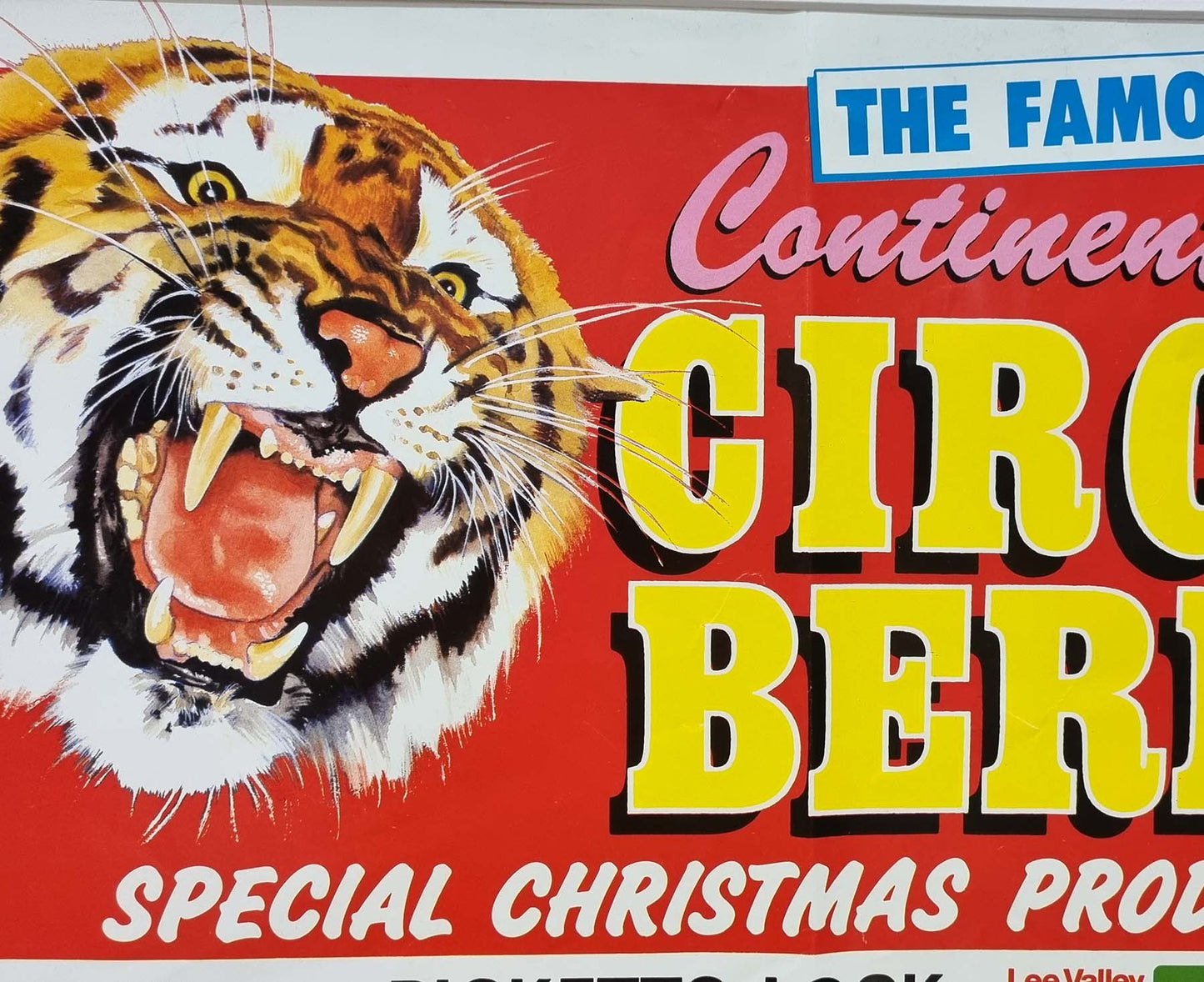 1990s Berlin Circus at Edmonton Framed Poster