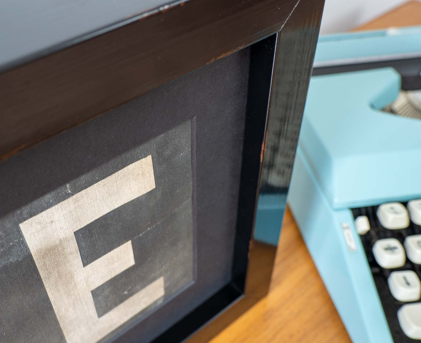 Ragley Hall 1960s framed bus blind