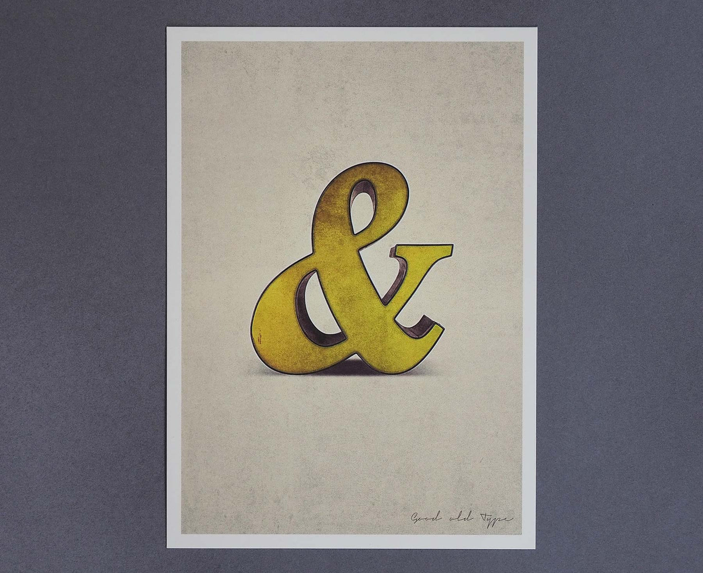 Ampersand Salvaged Signage postcard