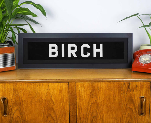 Birch 1969 Framed Bus Blind