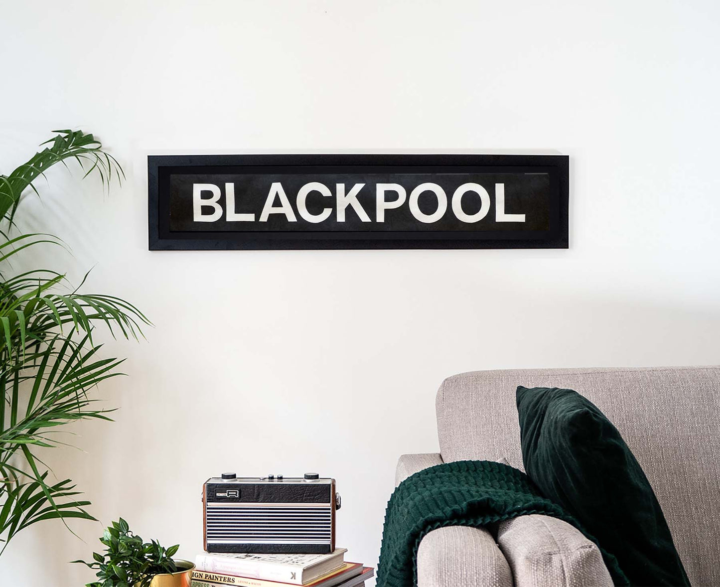 Blackpool Framed Bus Blind