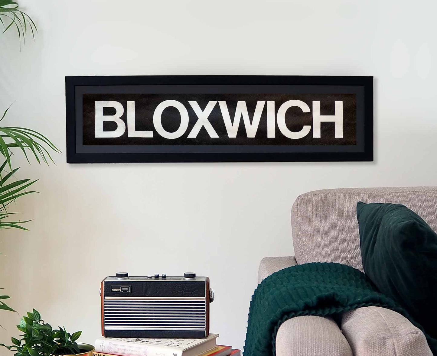 Bloxwich Framed Bus Blind
