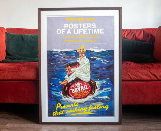 Bovril / Posters of a Lifetime Exhibition 1970s Framed Poster