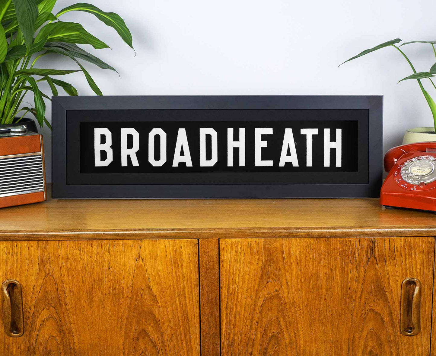 Broadheath 1969 Framed Bus Blind