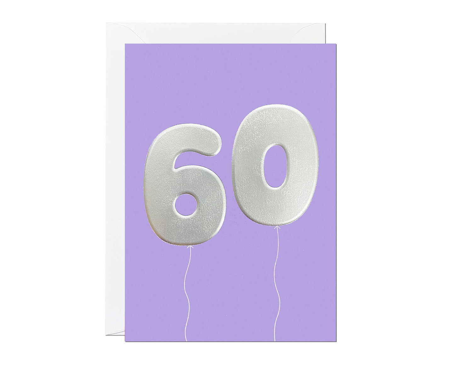 60th Balloon card