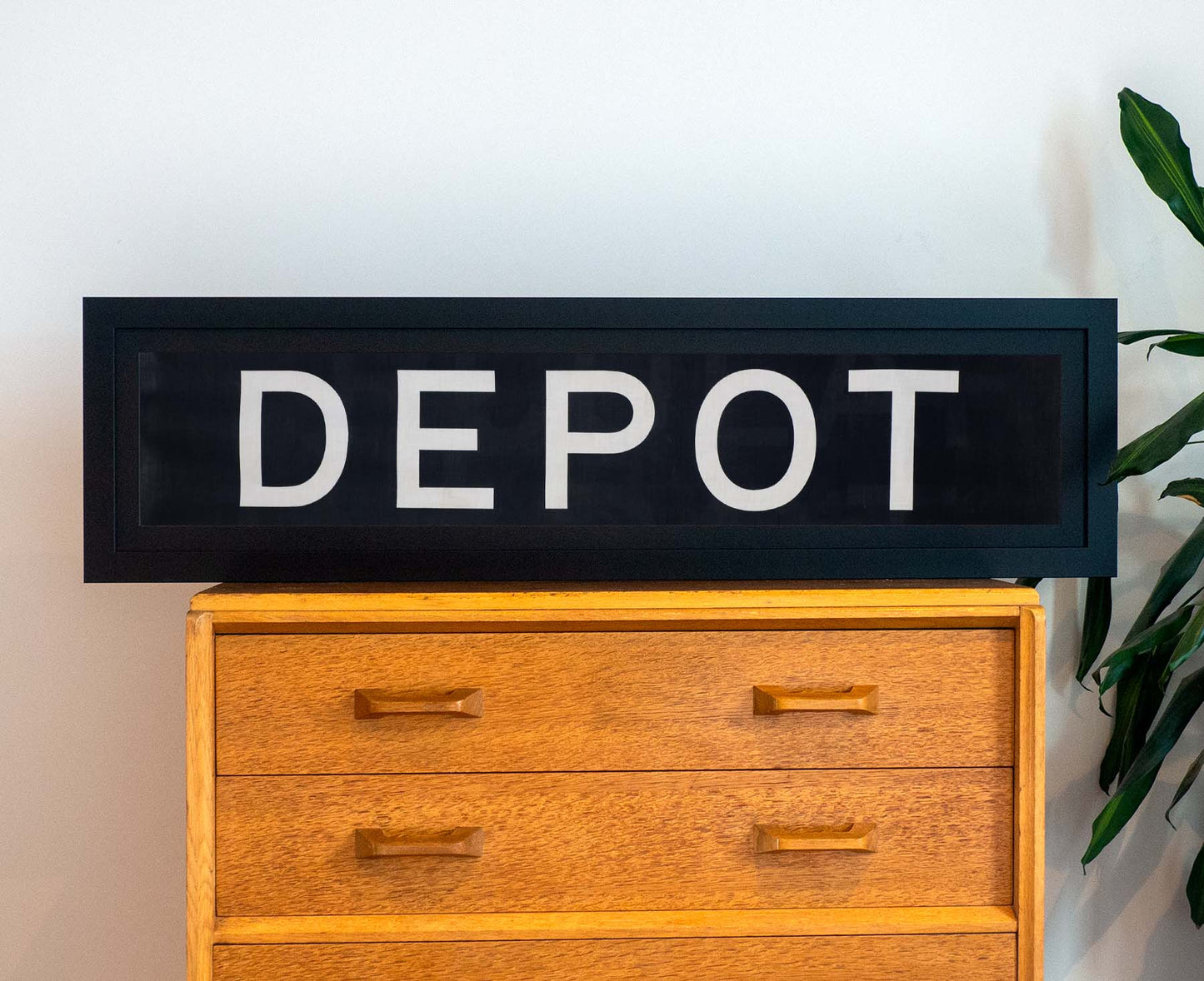Depot 1960s Framed Bus Blind