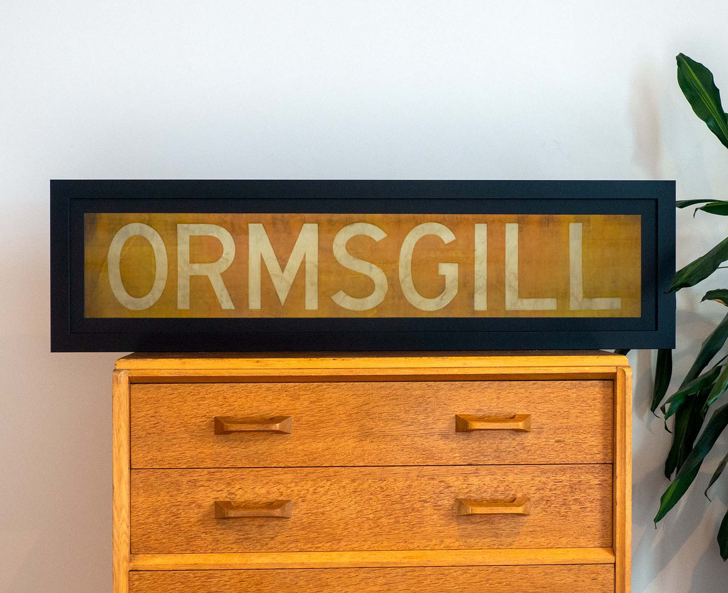 Ormsgill 1960s Framed Bus Blind