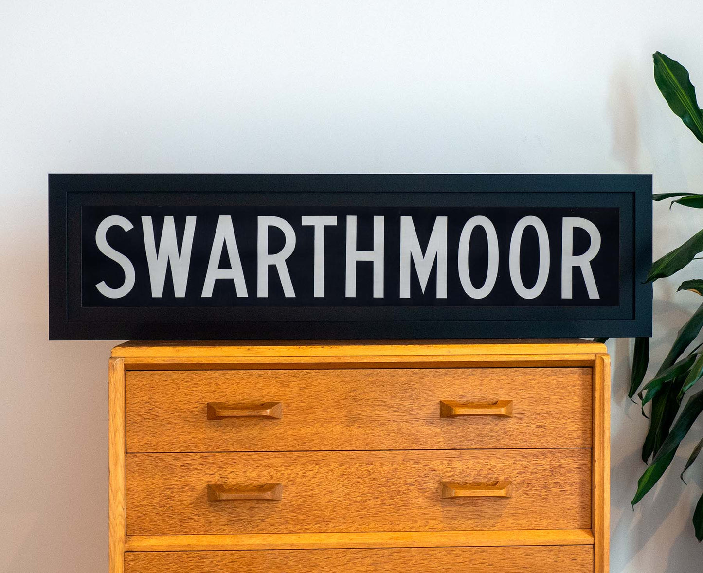 Swarthmoor 1960s Framed Bus Blind