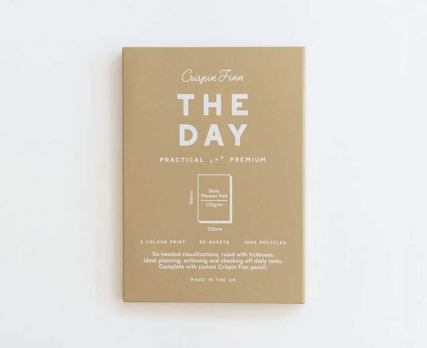 The Day Notepad with pencil