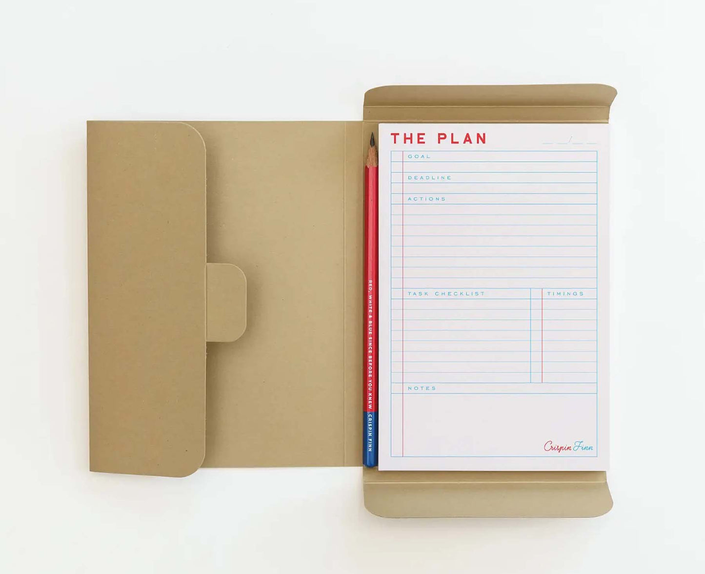 The Plan Notepad with pencil