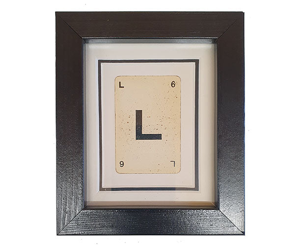 Mini L Framed Playing Card