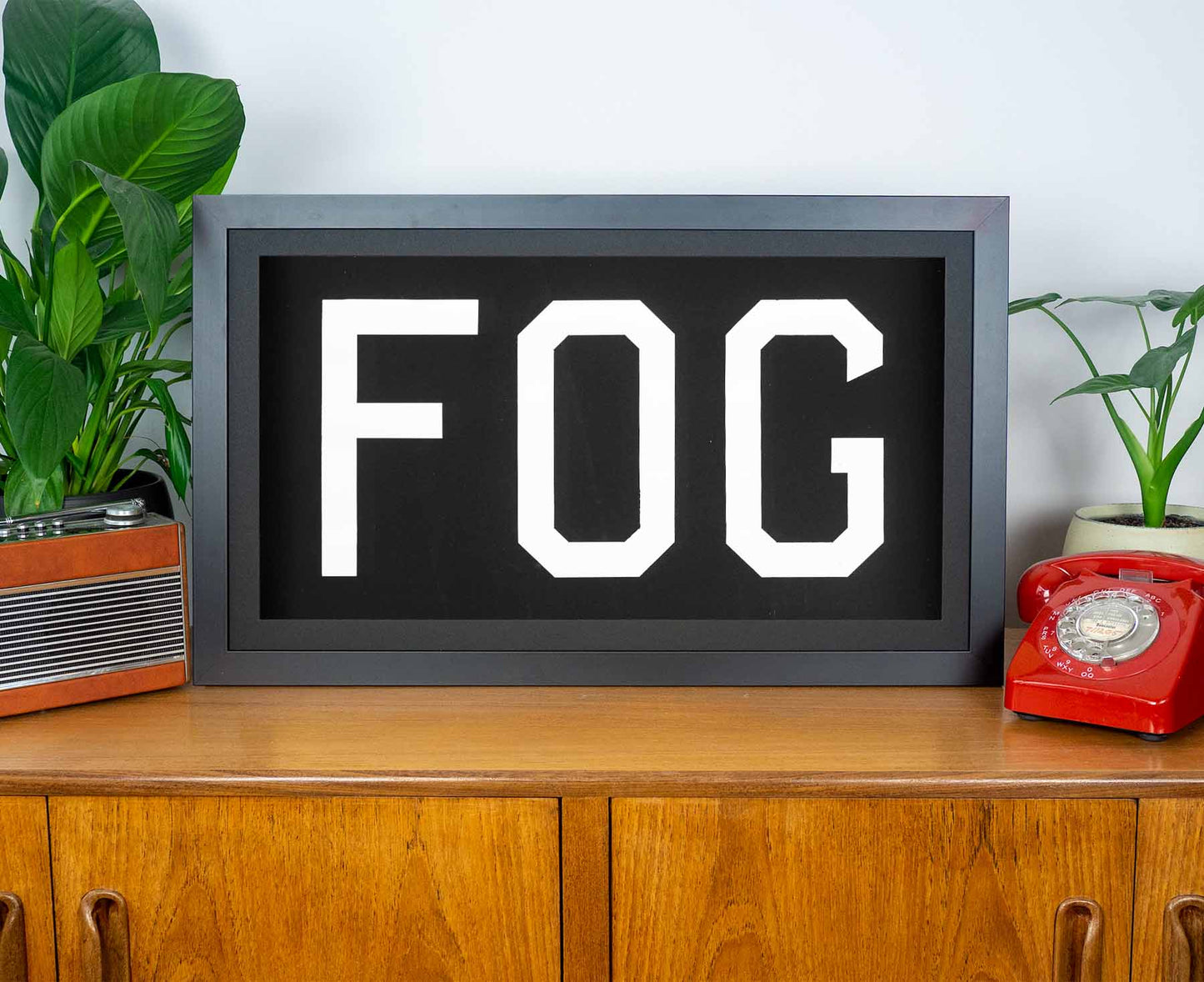Fog 1969 Framed Bus Blind