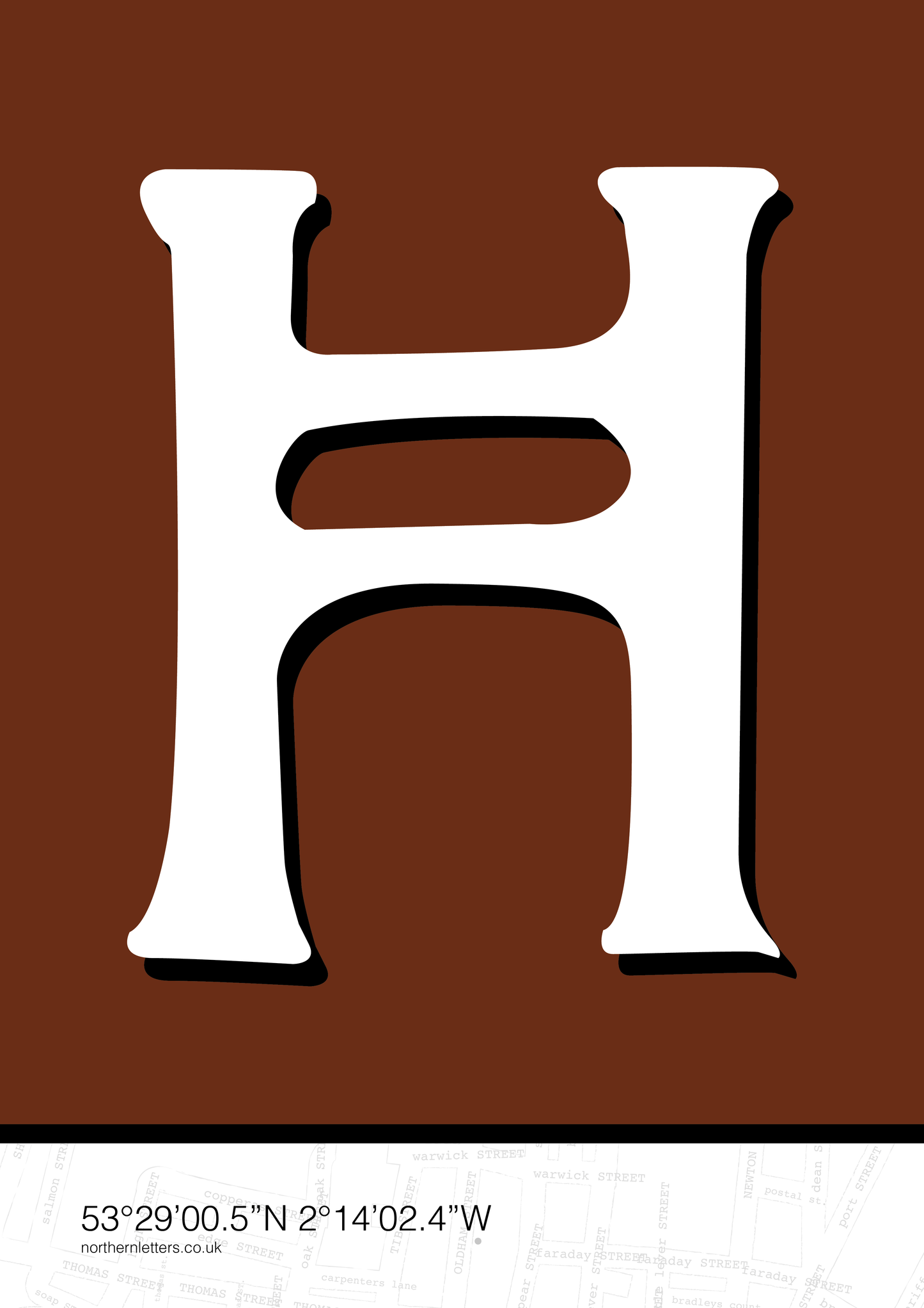 GPS 'H' Print