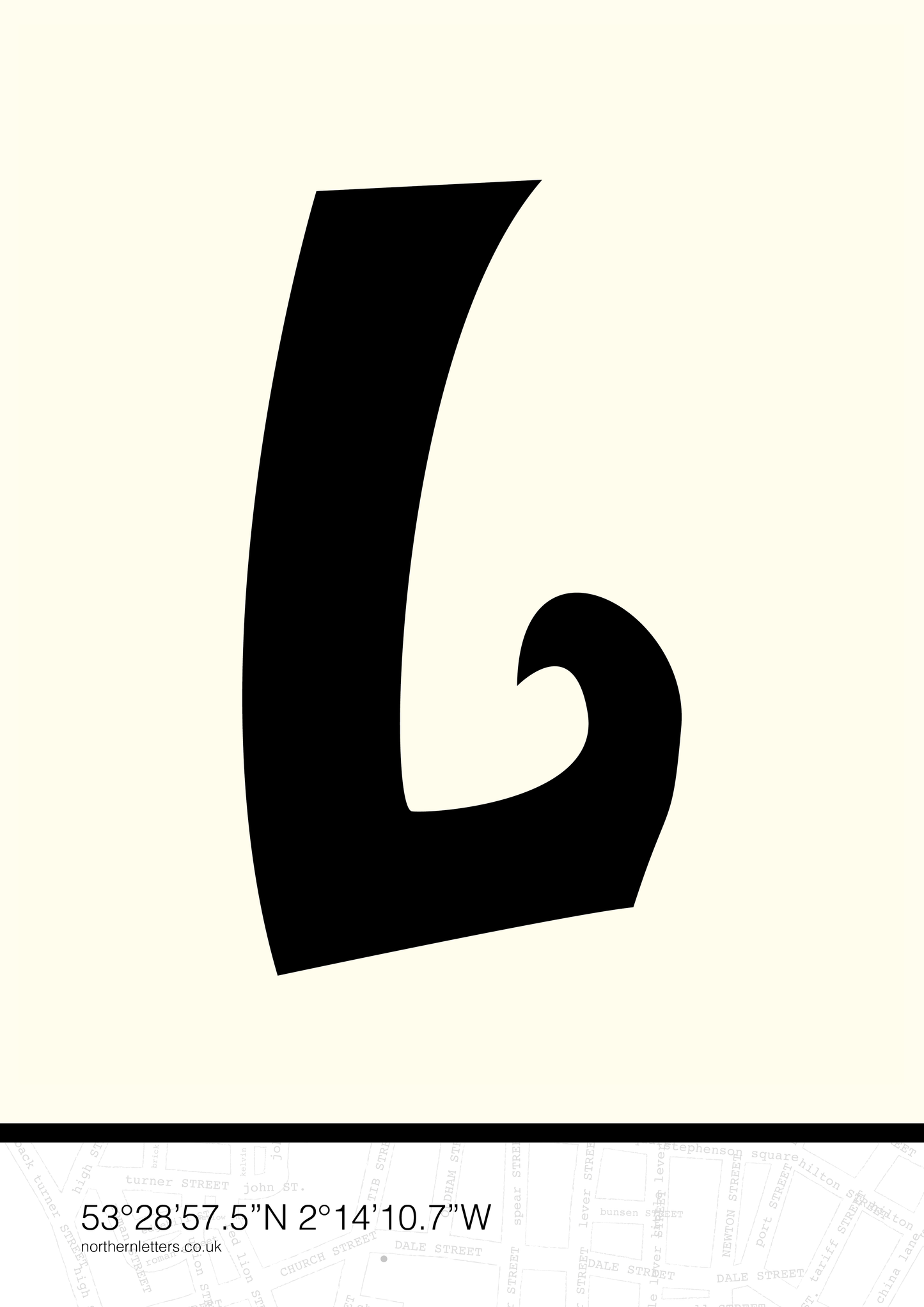GPS 'L' Print