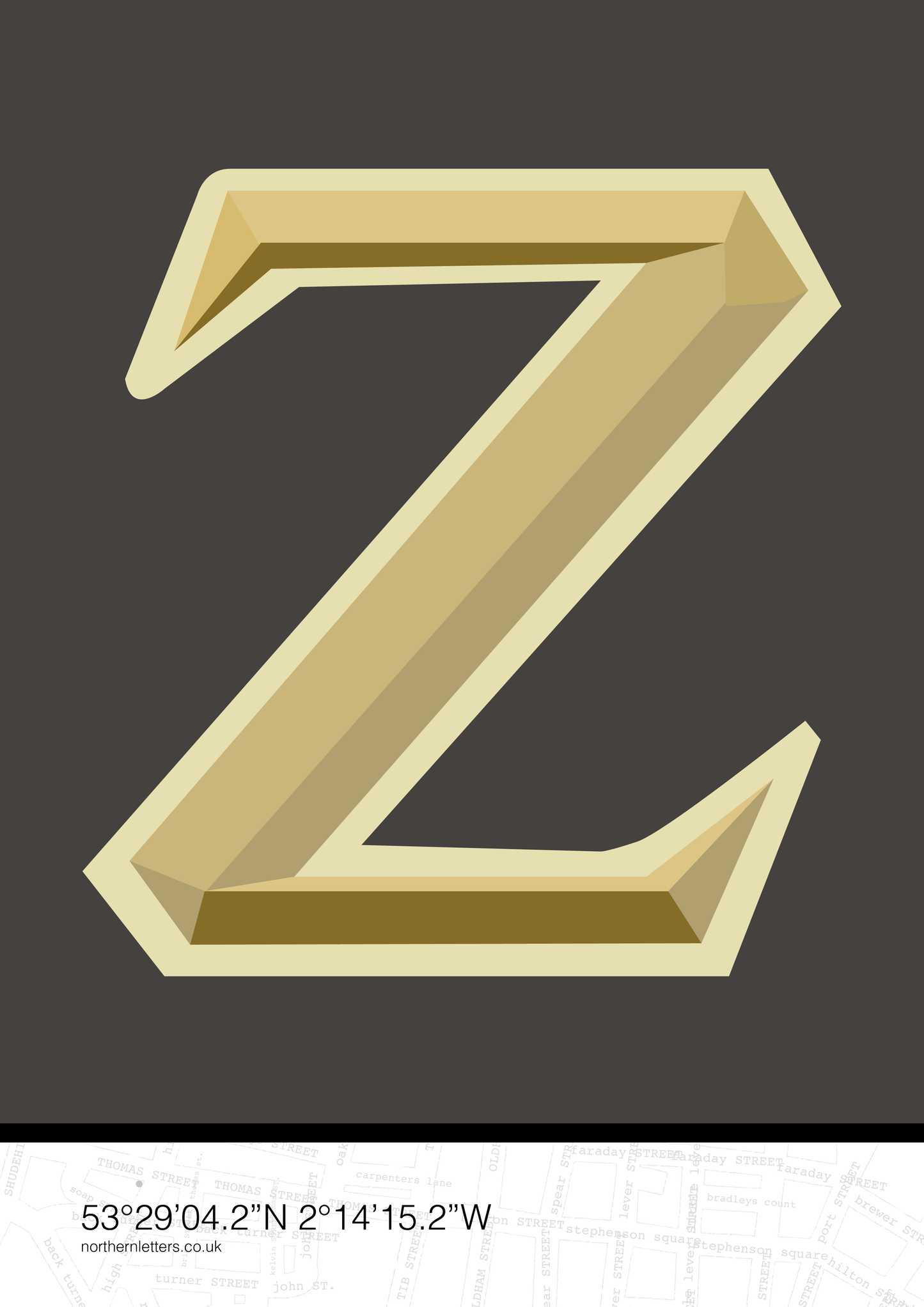 GPS 'Z' Print