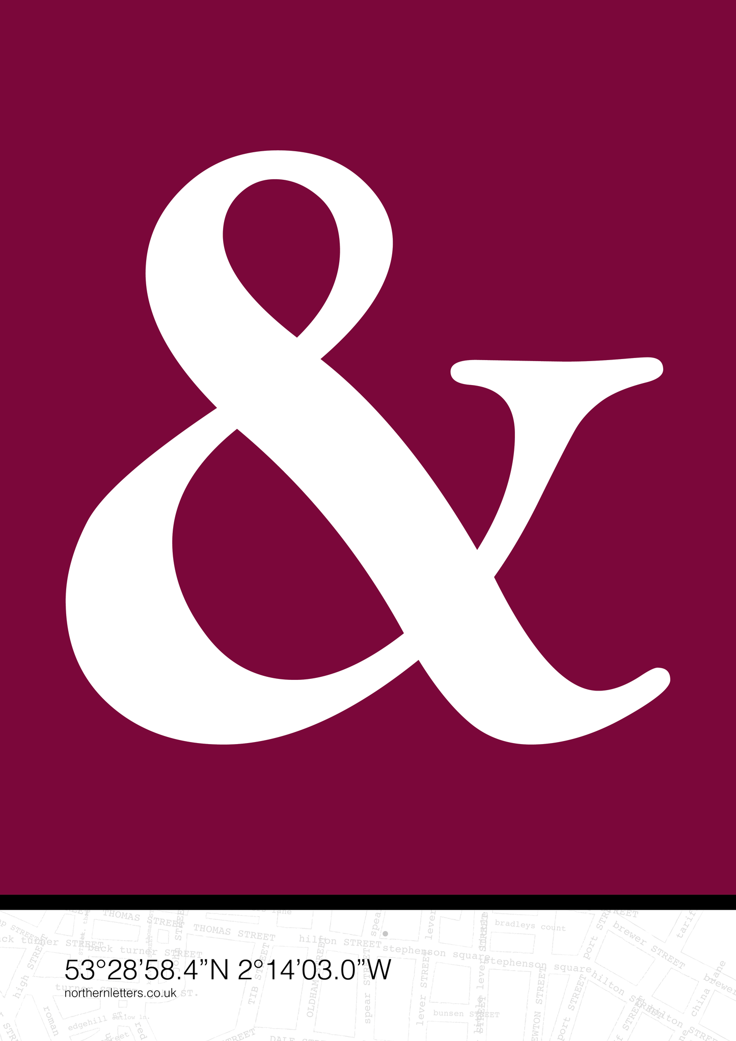 GPS Ampersand Print