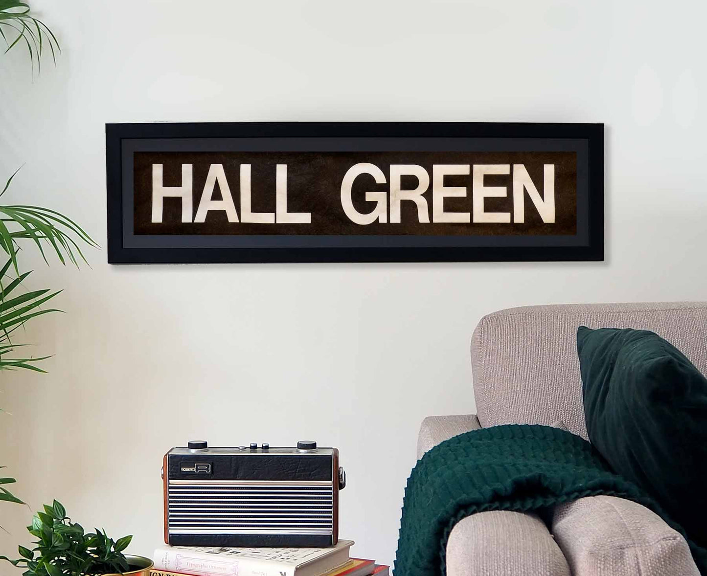 Hall Green Framed Bus Blind