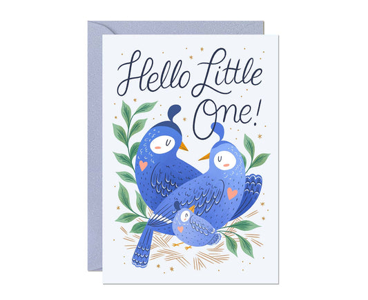 Hello Little One New Baby Card