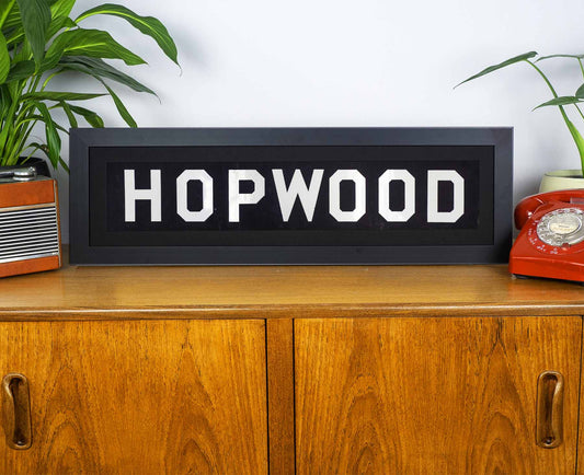 Hopwood 1969 Framed Bus Blind
