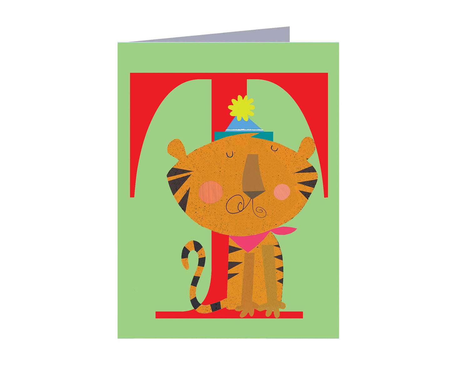 T for Tiger Mini Letter Card