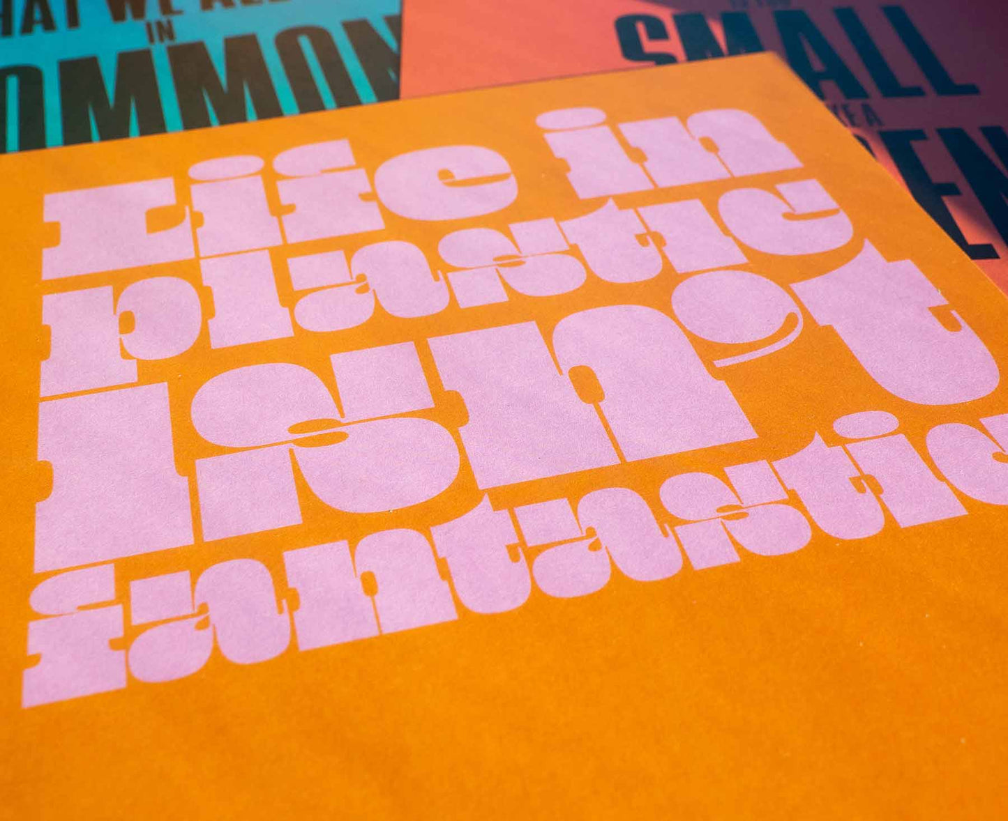 Life In Plastic, Isn't Fantastic Print