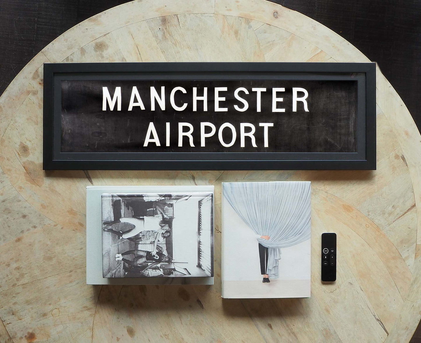 Manchester Airport Framed Bus Blind