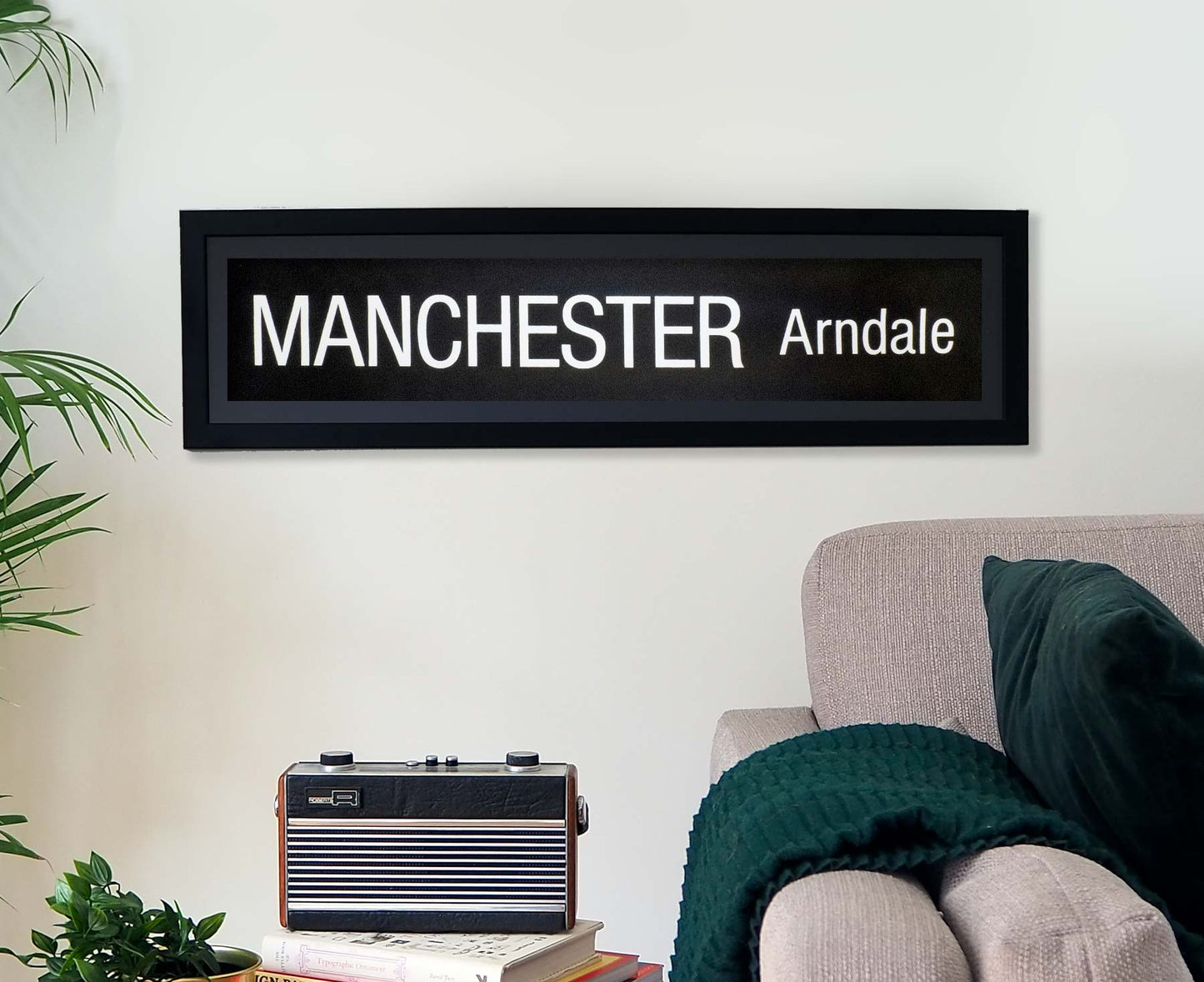Manchester Arndale Framed Bus Blind