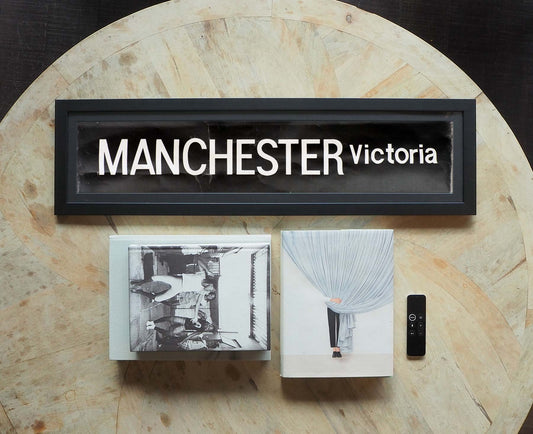 Manchester Victoria Framed Bus Blind
