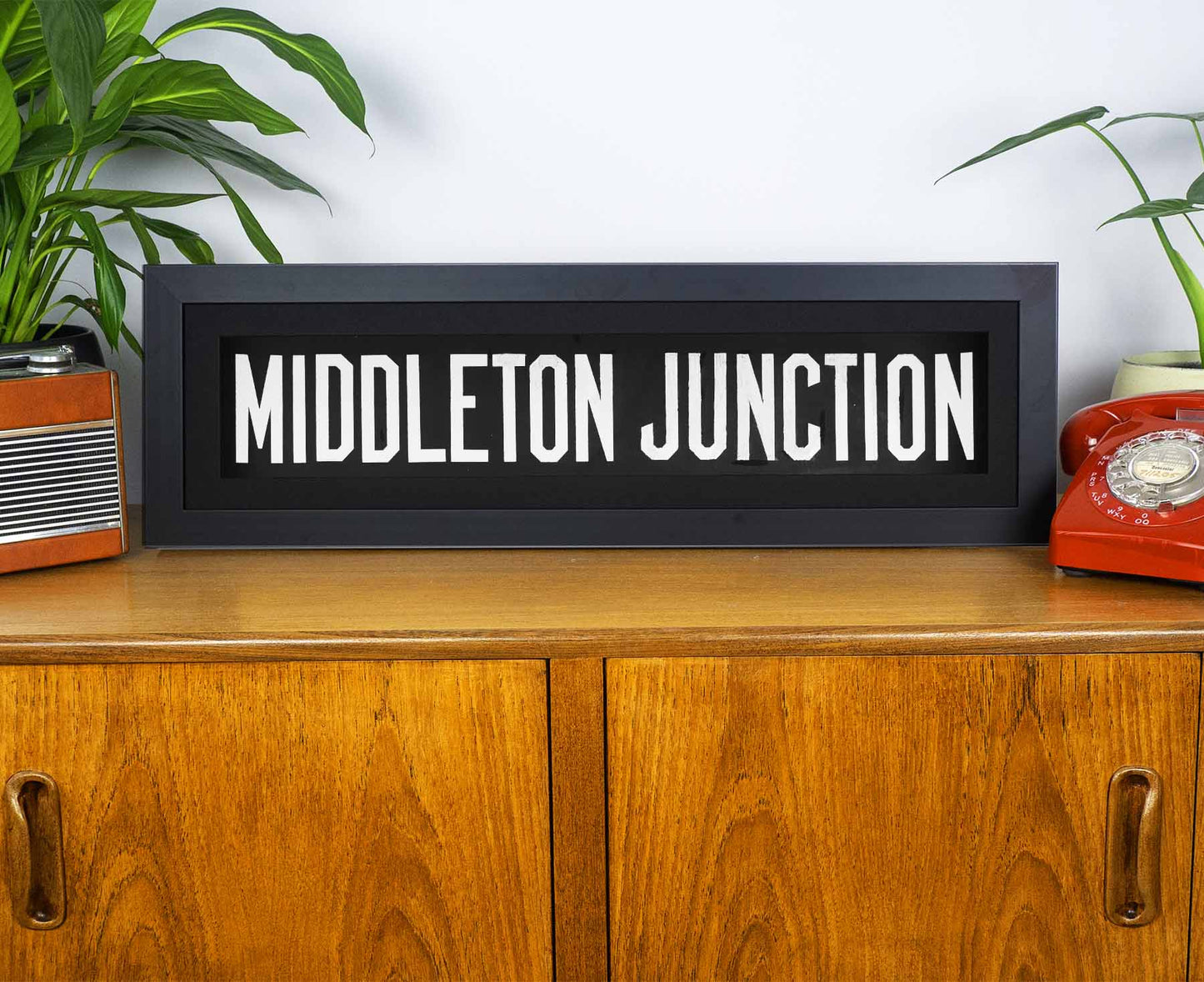 Middleton Junction 1969 Framed Bus Blind