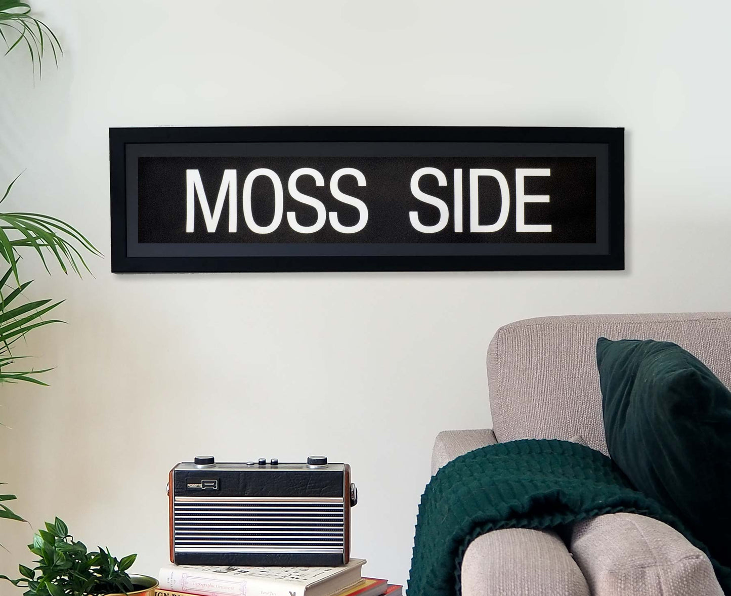 Moss Side Framed Bus Blind