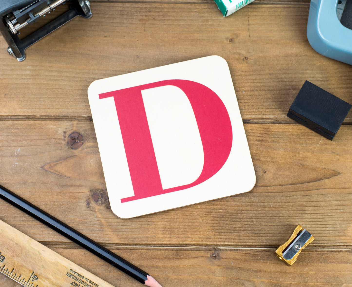 'D' Letter Coaster