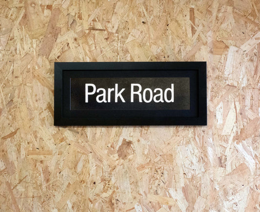 Park Road Mini Framed Bus Blind