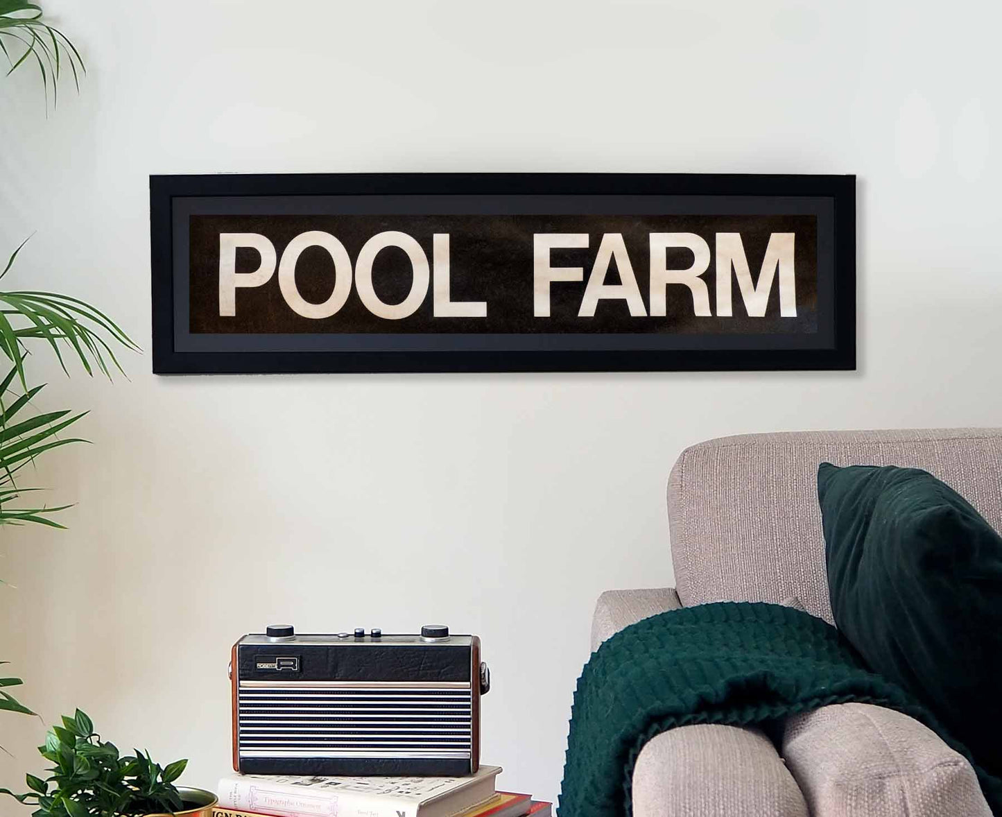 Pool Farm Framed Bus Blind