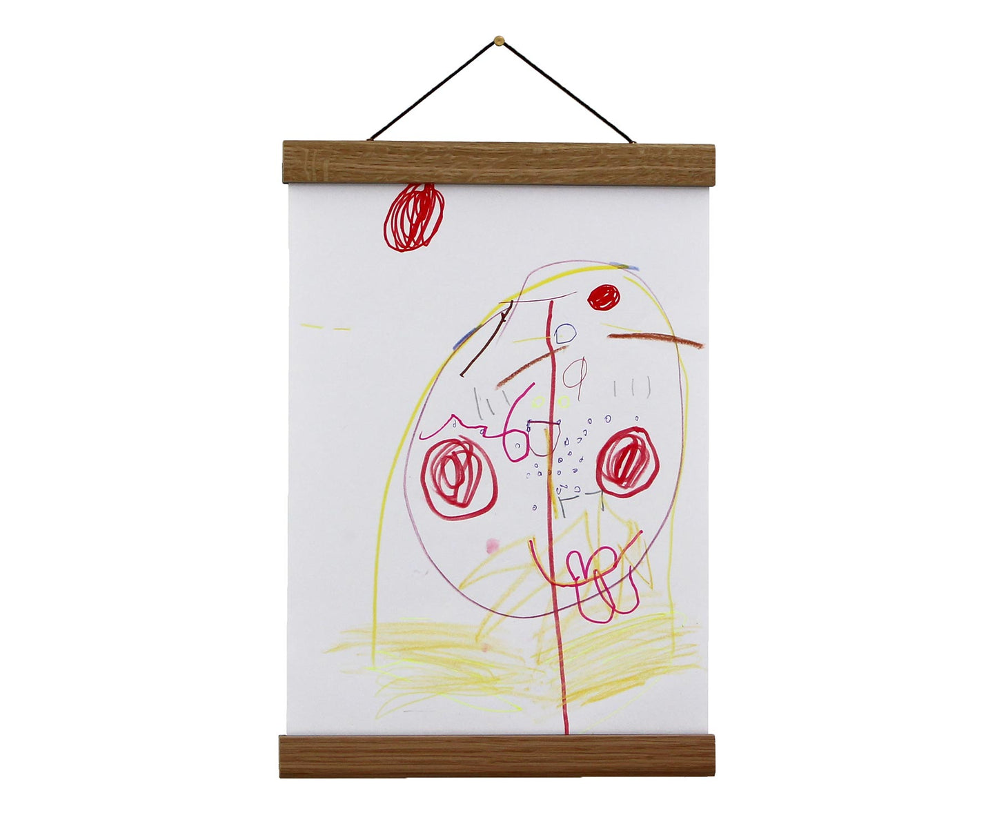 Oak poster hanger