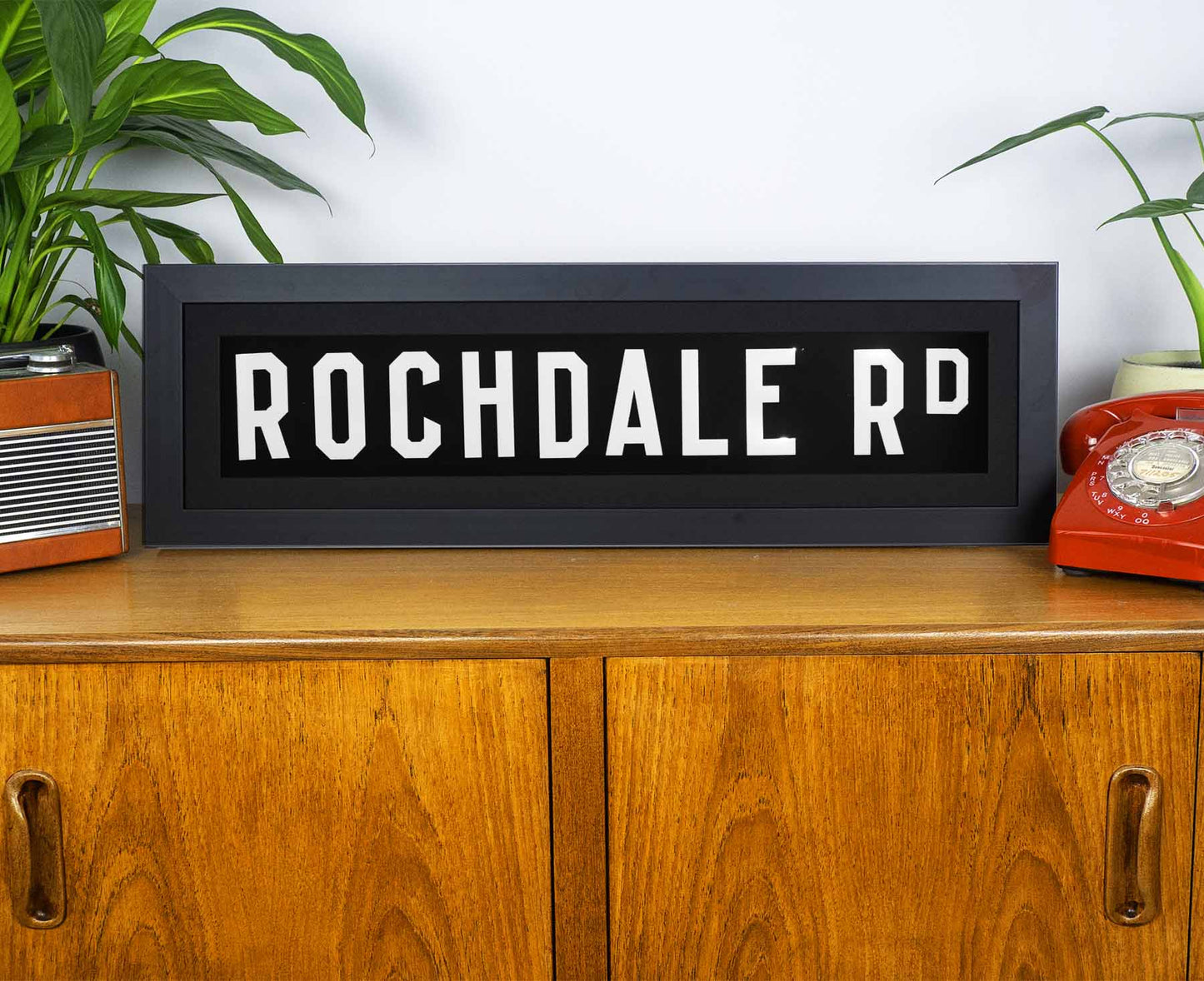 Rochdale Road 1969 Framed Bus Blind