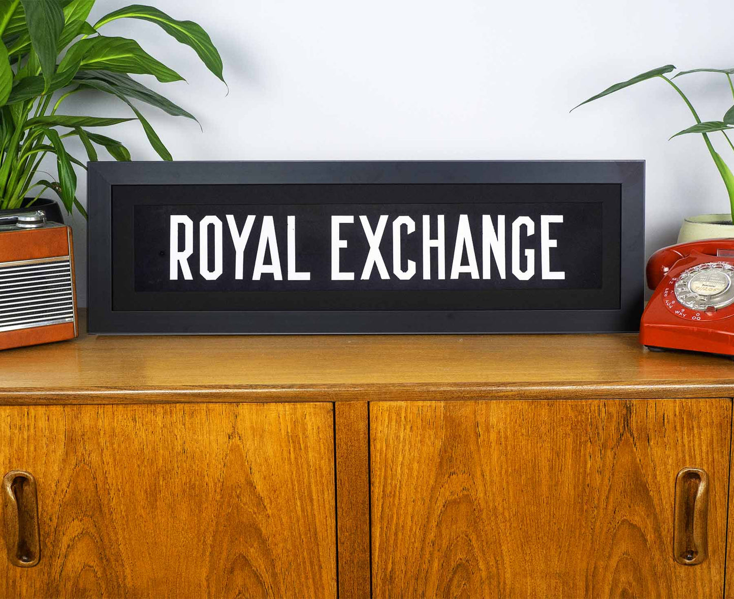 Royal Exchange 1969 Framed Bus Blind Clearance