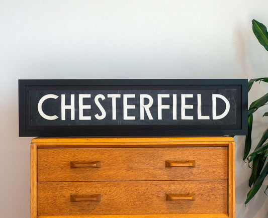 Chesterfield 1971 Framed Bus Blind