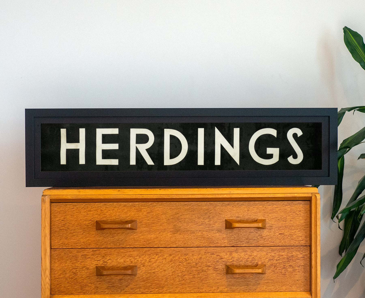 Herdings 1971 Framed Bus Blind