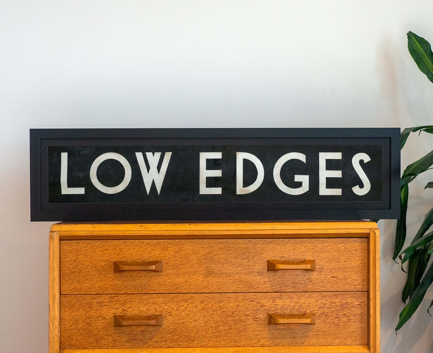Low Edges 1971 Framed Bus Blind