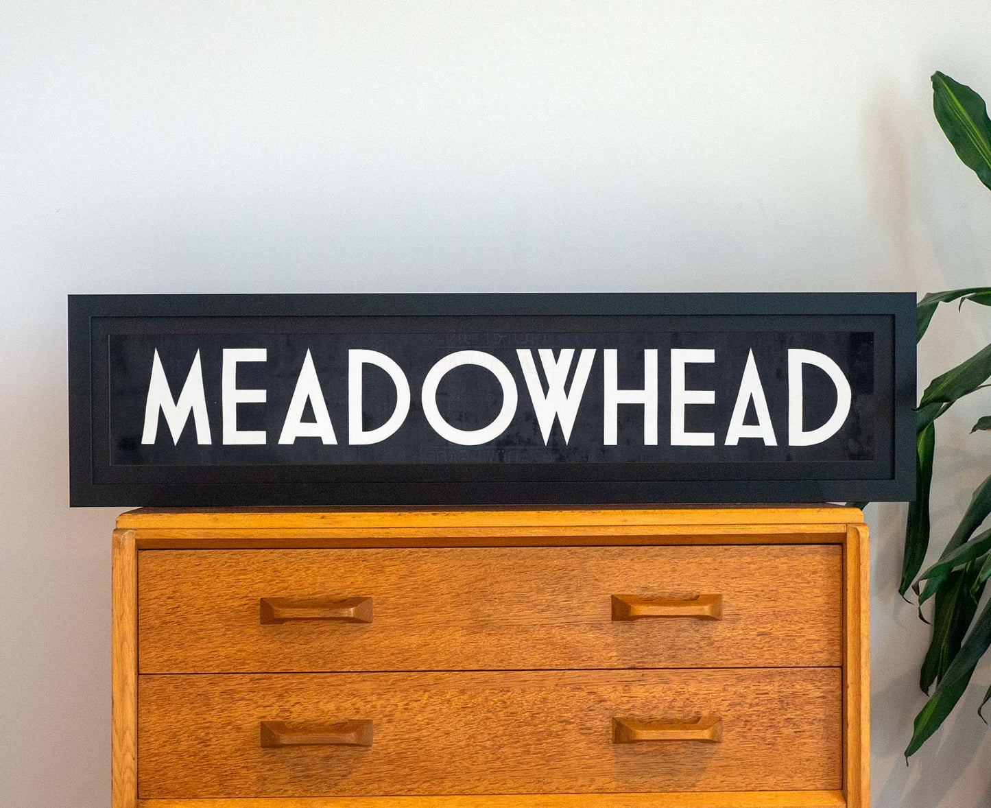 Meadowhead 1971 Framed Bus Blind