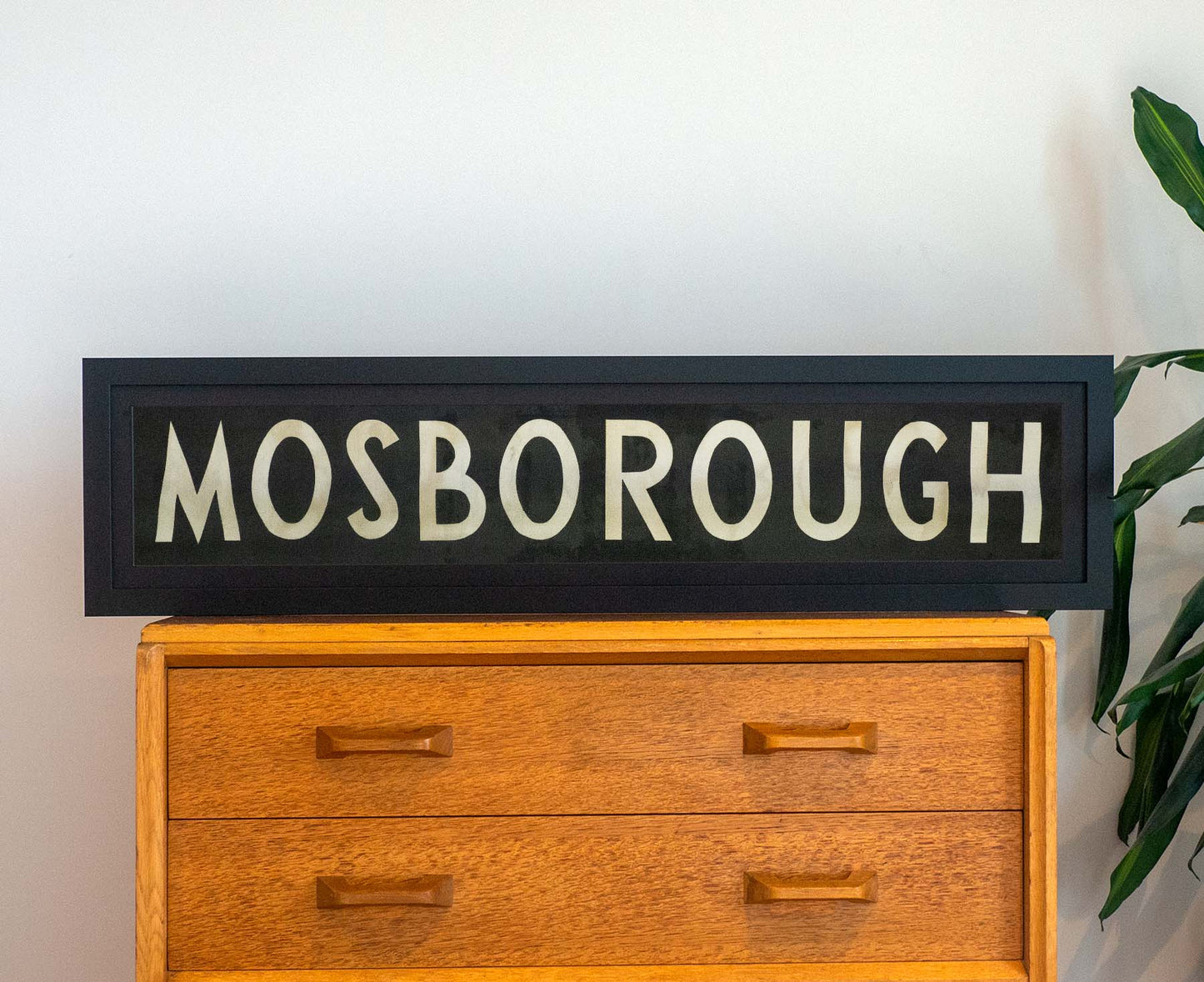 Mosborough 1971 Framed Bus Blind